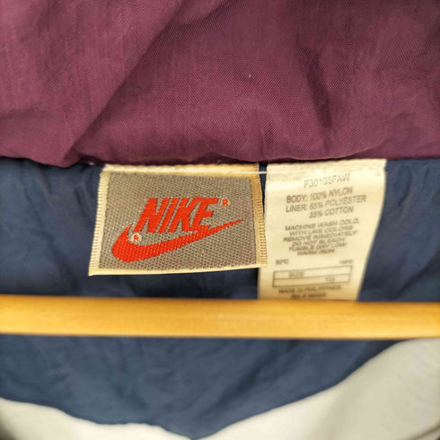 ナイキ NIKE 90S 銀タグ 刺繍ロゴ ナイロントラックジャケット メンズ