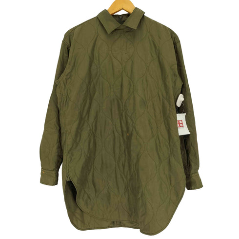 ミスタージェントルマン MISTERGENTLEMAN バックジップ リップストップ キルティング プルオーバー シャツ メンズ JPN:S