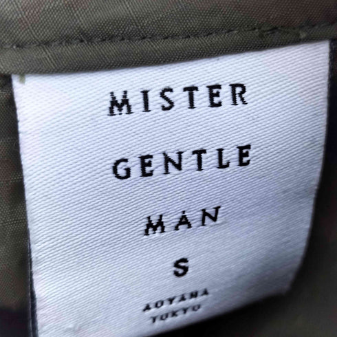 ミスタージェントルマン MISTERGENTLEMAN バックジップ リップストップ キルティング プルオーバー シャツ メンズ JPN:S