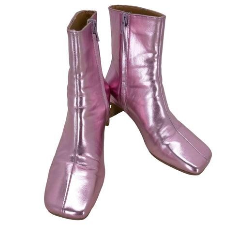 メゾンスペシャル MAISON SPECIAL Square Short Boots レディース 36