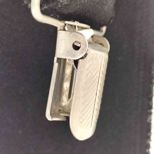 ブラックコムデギャルソン BLACK COMME des GARCONS AD2018 ポリエステル 縮絨 ハーネス サスペンダー メンズ L