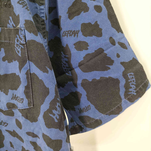 レフラー Leflah レオパードS/Sオープンカラーシャツ メンズ JPN:XXL