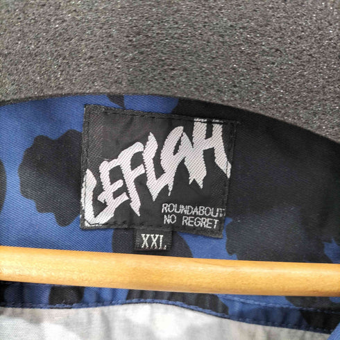 レフラー Leflah レオパードS/Sオープンカラーシャツ メンズ JPN:XXL