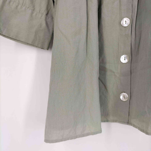 ザラ ZARA リネンコットン シャツチュニック レディース import:M