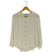ザラ ZARA ゴールドディテール シャツブラウス レディース import:M