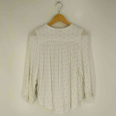 ザラ ZARA ゴールドディテール シャツブラウス レディース import:M