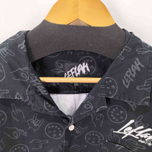 レフラー Leflah 総柄S/Sオープンカラーシャツ メンズ JPN:XXL