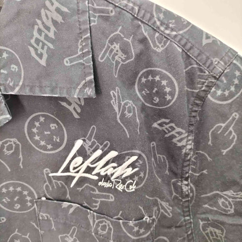 レフラー Leflah 総柄S/Sオープンカラーシャツ メンズ JPN:XXL