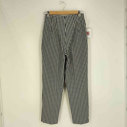 ザラ ZARA ギンガムチェック ハイウエストパンツ レディース M
