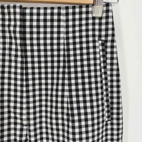 ザラ ZARA ギンガムチェック ハイウエストパンツ レディース M
