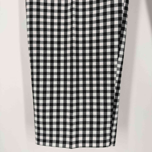 ザラ ZARA ギンガムチェック ハイウエストパンツ レディース M