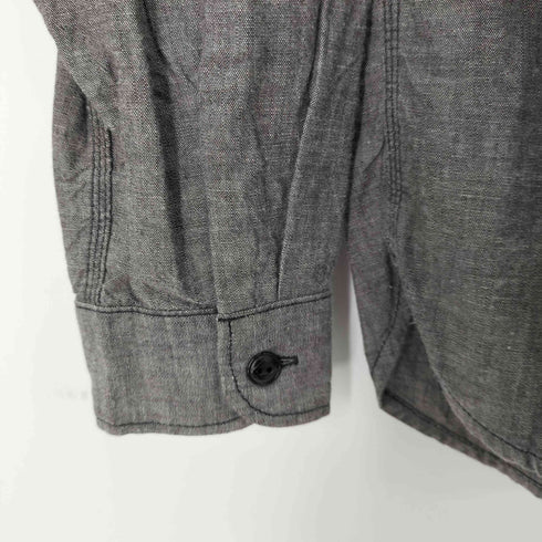 ザフラットヘッド the flat head シャンブレーワークシャツ メンズ US:36