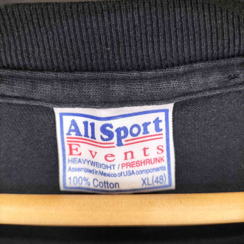 オールスポーツ ALL sport コットンS/SクルーネックプリントTシャツ メンズ JPN:XL