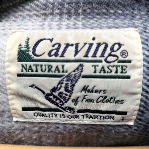 carving L/Sオンブレチェックシャツ フラップポケット メンズ import:L