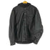 ザラ ZARA HOODED FAUX LEATHER OVERSHIRT メンズ US L