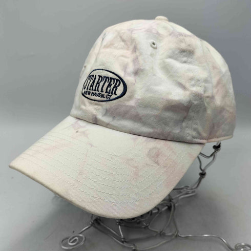 スターターブラックレーベル STARTER BLACK LABEL オーバル ロゴ 刺繍 タイダイ 6パネル キャップ レディース OSFM