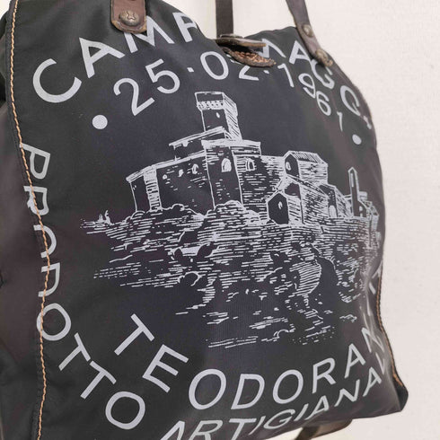 カンポマッジ campomaggi イタリア製 裏地カモ柄 2WAY ショルダーバック レディース