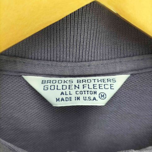 ブルックスブラザーズ BROOKS BROTHERS 80S USA製 GOLDEN FLEECE 金刺繍 S/S ポロ シャツ メンズ import:M