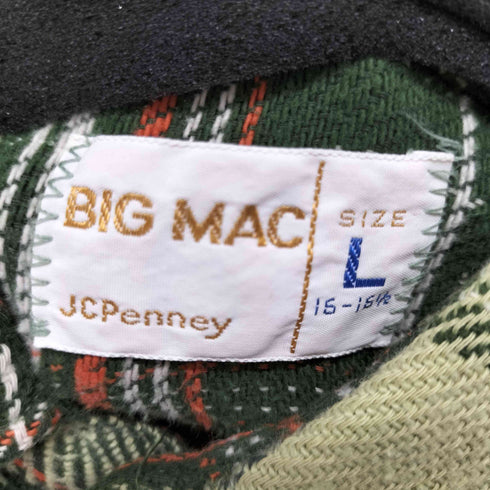 ビッグマックジェイシーペニー BIG MAC JCPenney L/Sヘビーネルシャツ メンズ import:L