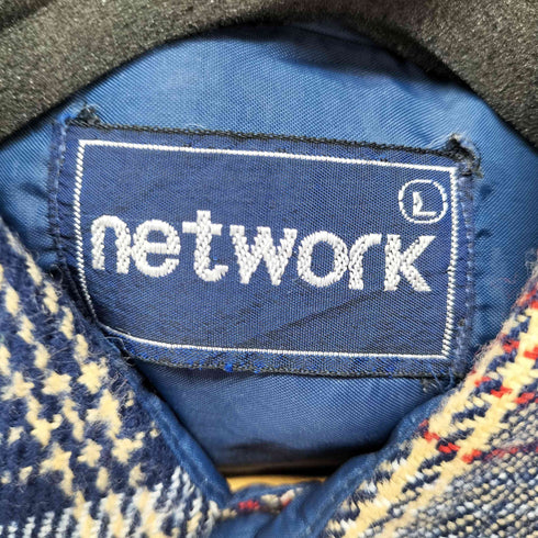 NETWORK L/Sチェックネルシャツ メンズ import:L