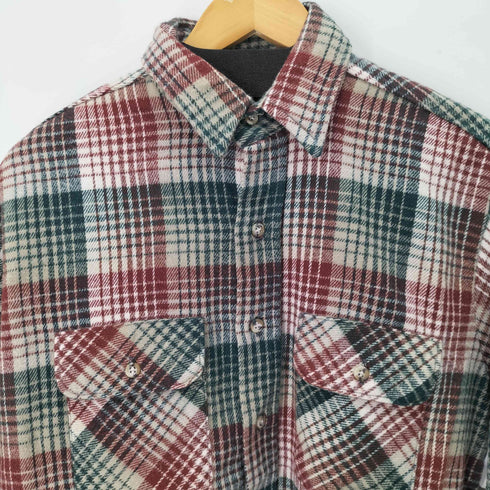 ファイブブラザー FIVE BROTHER 90s MADE IN USA L/Sチェックネルシャツ メンズ import:M