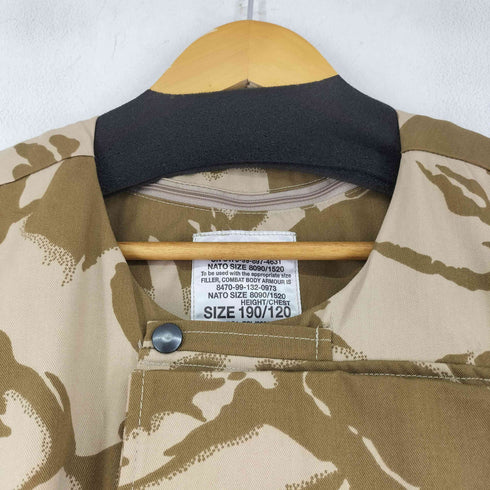 イギリス軍 BODY ARMOUR DESERT DPM VEST ボディーアーマーベスト メンズ 190/120