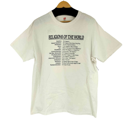 ヘインズ Hanes フロントプリント S/S Tシャツ メンズ JPN:L