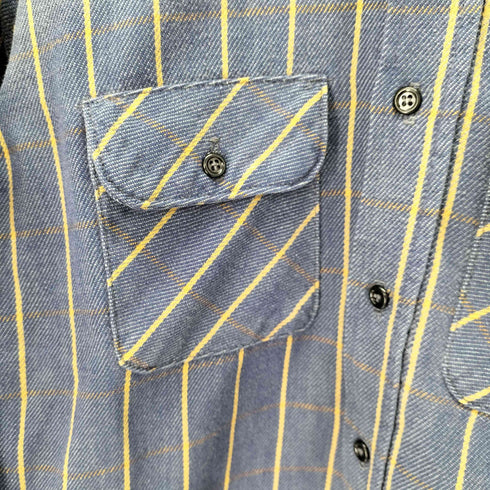 ファイブブラザー FIVE BROTHER MADE IN USA 三角タグ L/Sフランネルシャツ メンズ import:M