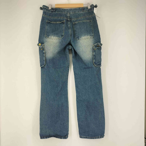 MEIM デニムカーゴパンツ ジップ加工 メンズ 2XL