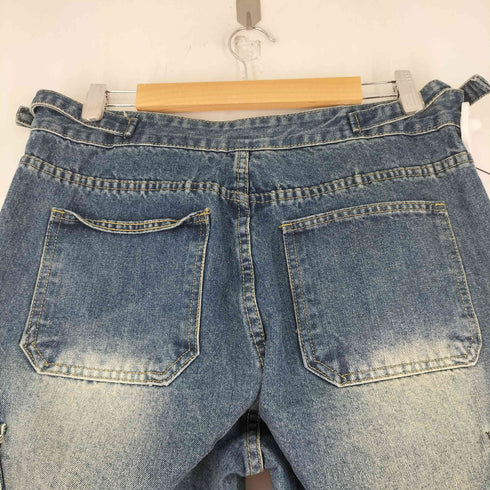 MEIM デニムカーゴパンツ ジップ加工 メンズ 2XL
