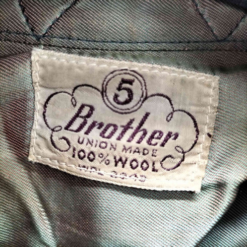 ファイブブラザー FIVE BROTHER 50s ウールCPOシャツ エルボーパッチ メンズ
