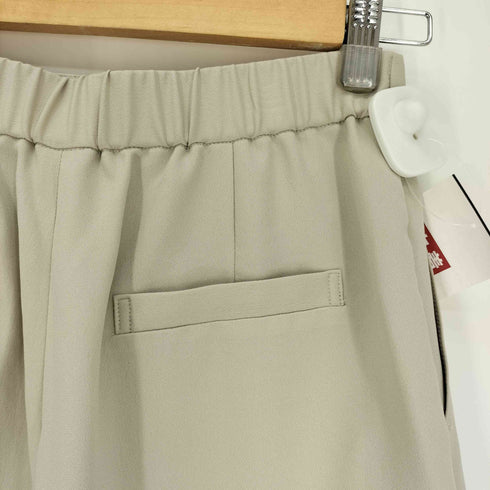 ケーティーキヨコタカセ K.T KIYOKO TAKASE 22SS ストレッチ バック サテン 梨地 タック ワイド パンツ レディース 9