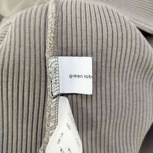 グリーンレーベルリラクシング GREEN LABEL RELAXING ストラップ ネック リブ プルオーバー カットソー レディース