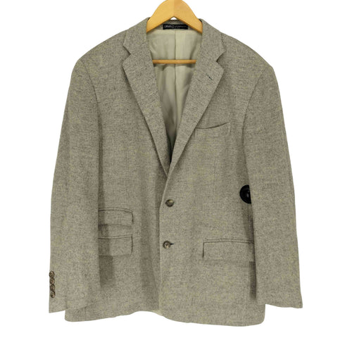 ポロバイラルフローレン Polo by RALPH LAUREN MADE IN ITALY CAMEL100 へリンボーンテーラードジャケット メンズ 42