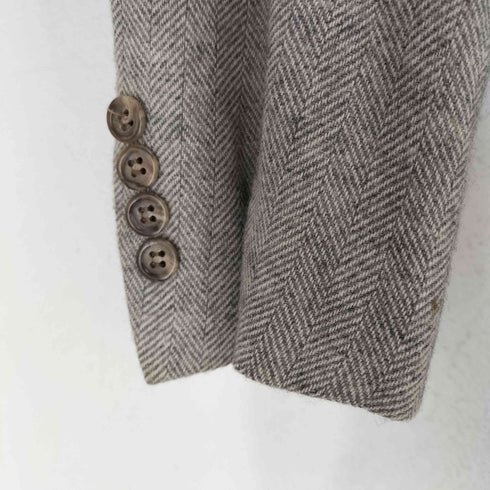 ポロバイラルフローレン Polo by RALPH LAUREN MADE IN ITALY CAMEL100 へリンボーンテーラードジャケット メンズ 42