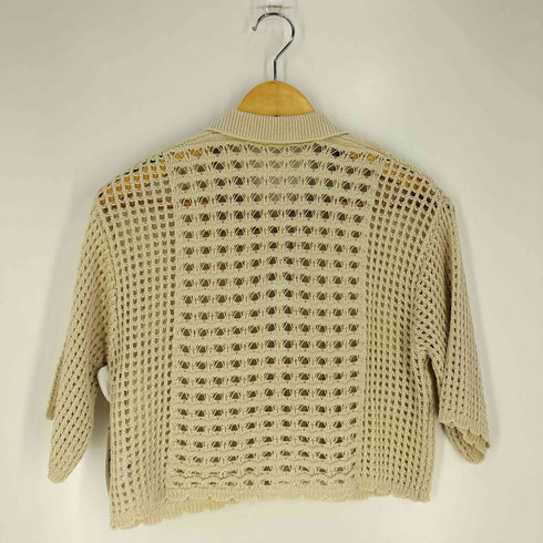 スタイルミキサー STYLEMIXER クロシェニットシャツ レディース FREE