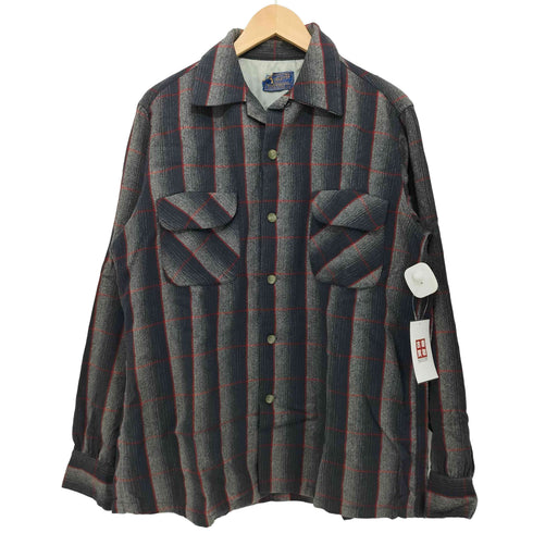ペンドルトン PENDLETON 50s シャドーチェック ウールボードシャツ メンズ import:M