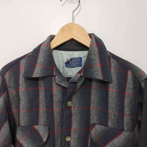ペンドルトン PENDLETON 50s シャドーチェック ウールボードシャツ メンズ import:M