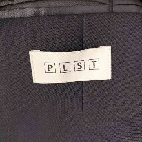 プラステ PLST ストレッチツイルカラーレスジャケット テーパードパンツ セットアップ レディース S