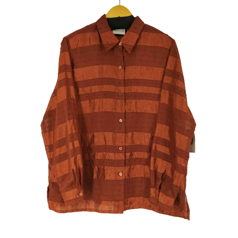 アルフレッドダナー ALFRED DUNNER L/S シアーシャツ レディース 14