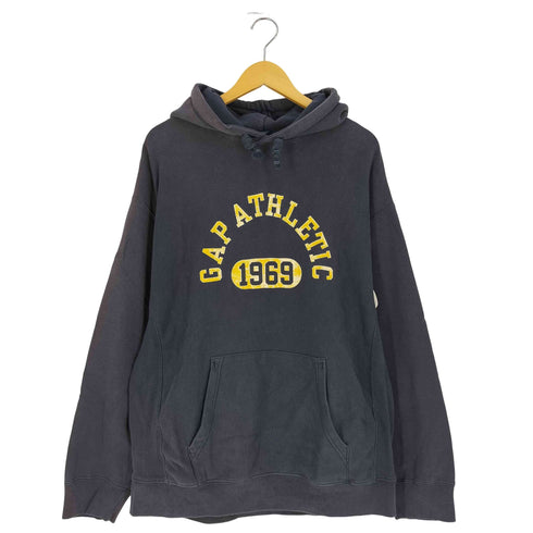 ギャップ Gap 00s OLD オールド プリント プルオーバーパーカー メンズ import:L