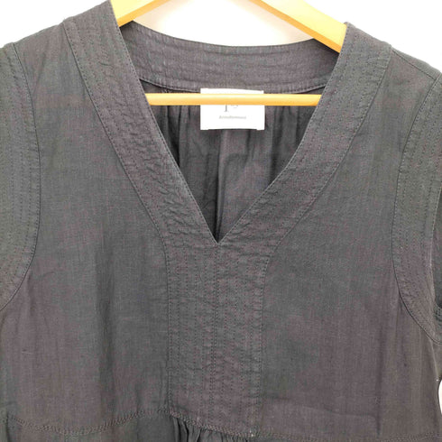 プルミエアロンディスモン 1er Arrondissement 21SS リネンノースリーブワンピース レディース JPN:38