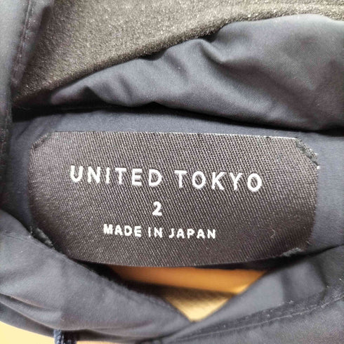 ユナイテッドトウキョウ UNITED TOKYO 異素材切替 中綿フードプルオーバーパーカー メンズ JPN:2