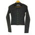 BLACKUP ニックシーラインミックスカラーカーディガン レディース