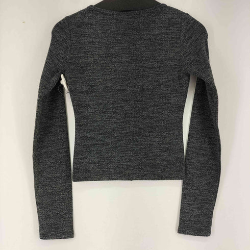 BLACKUP ニックシーラインミックスカラーカーディガン レディース