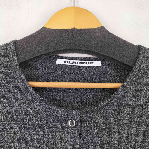BLACKUP ニックシーラインミックスカラーカーディガン レディース