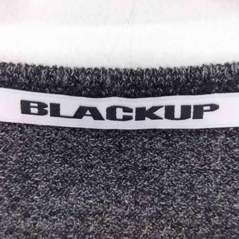 BLACKUP ニックシーラインミックスカラーカーディガン レディース