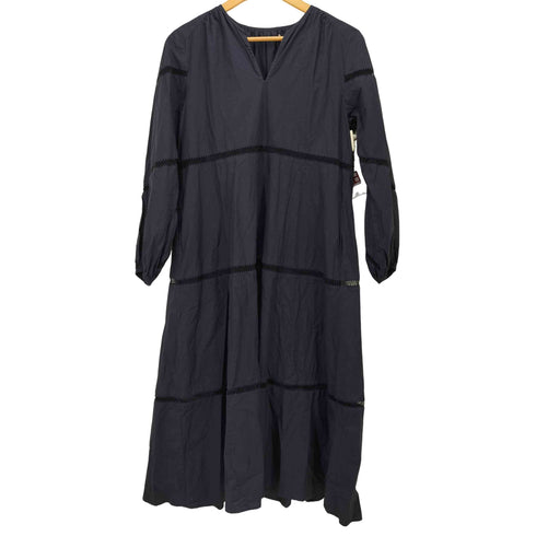 ヌキテパ NE QUITTEZ PAS ポプリンレース ロングドレス ワンピース レディース import:S