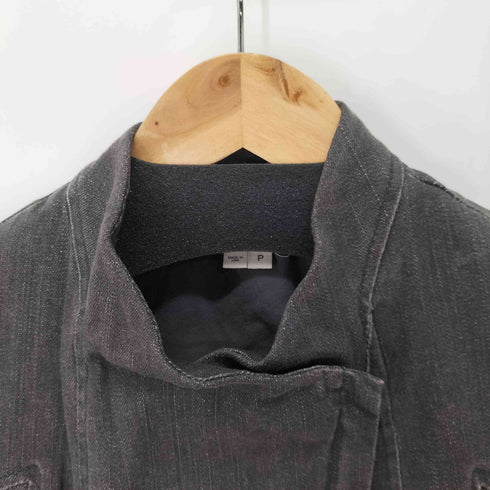 ヘルムートラング HELMUT LANG USA製 デニムライダースジャケット レディース P