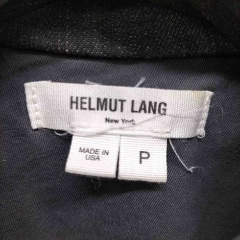 ヘルムートラング HELMUT LANG USA製 デニムライダースジャケット レディース P